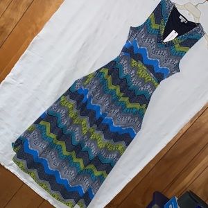 NIGHTINGALES BOUTIQUE CHEVRON MAXI DRESS